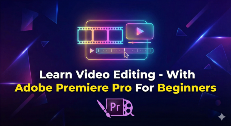 Learn Video Editing – With Adobe Premiere Pro For Beginners